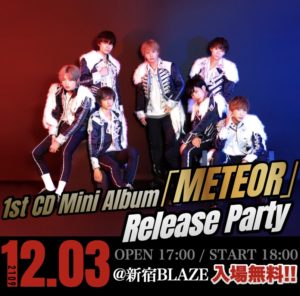 1st mini ALBUM 「METEOR」Release Party
