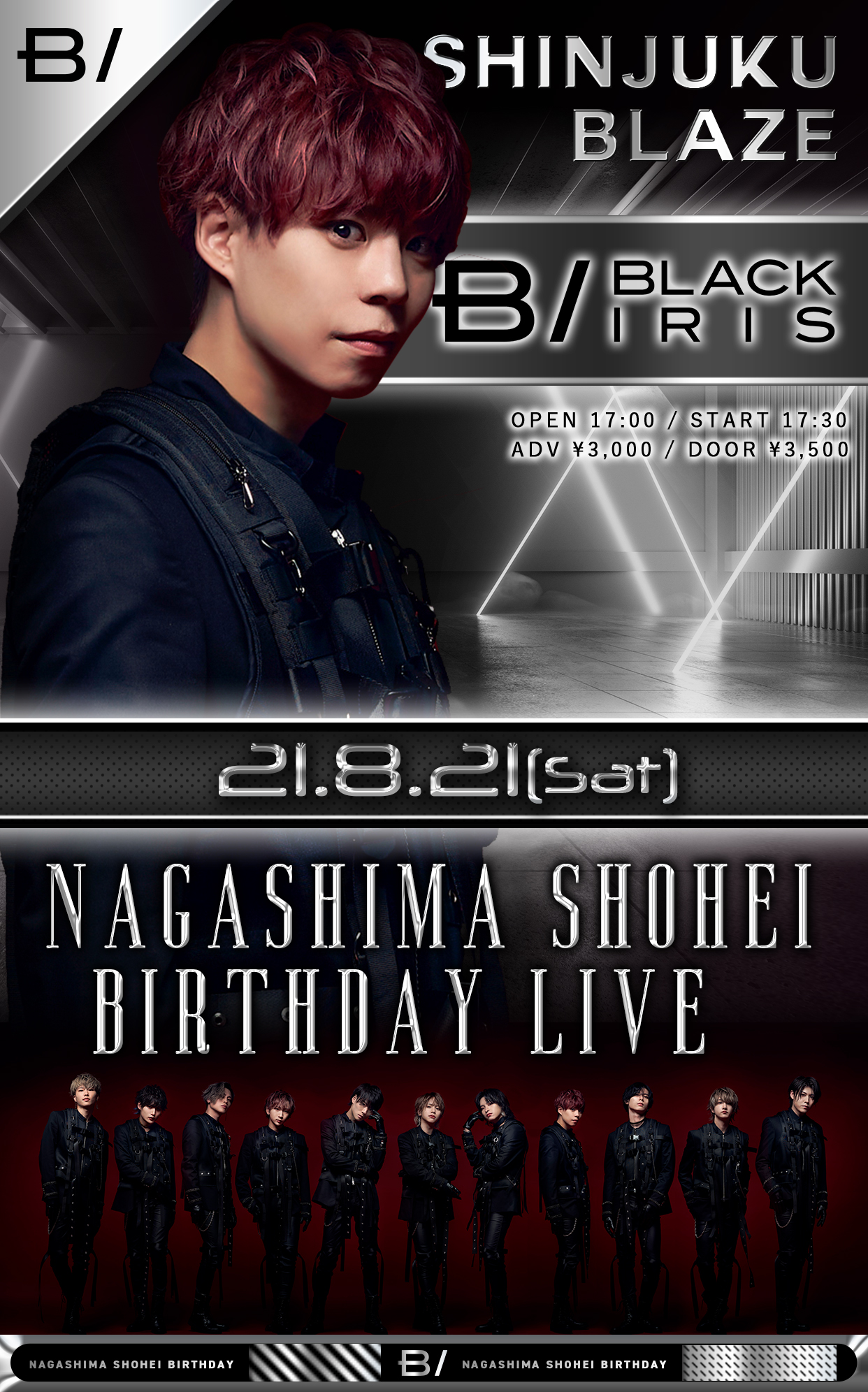 Black Iris Nagashima Shohei Birthday Live Black Iris