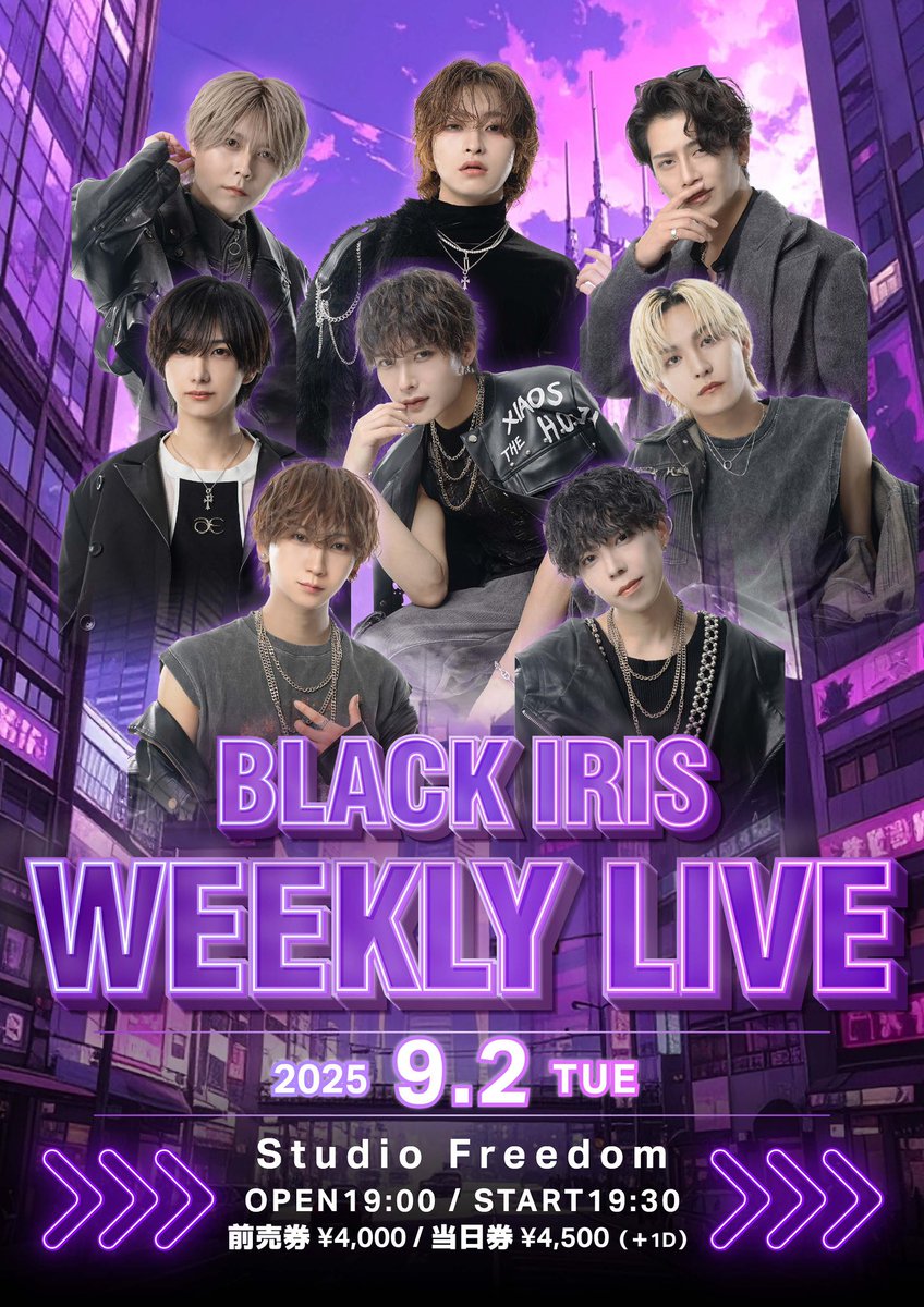 2025/09/02 BLACK IRIS WEEKLY LIVE 告知